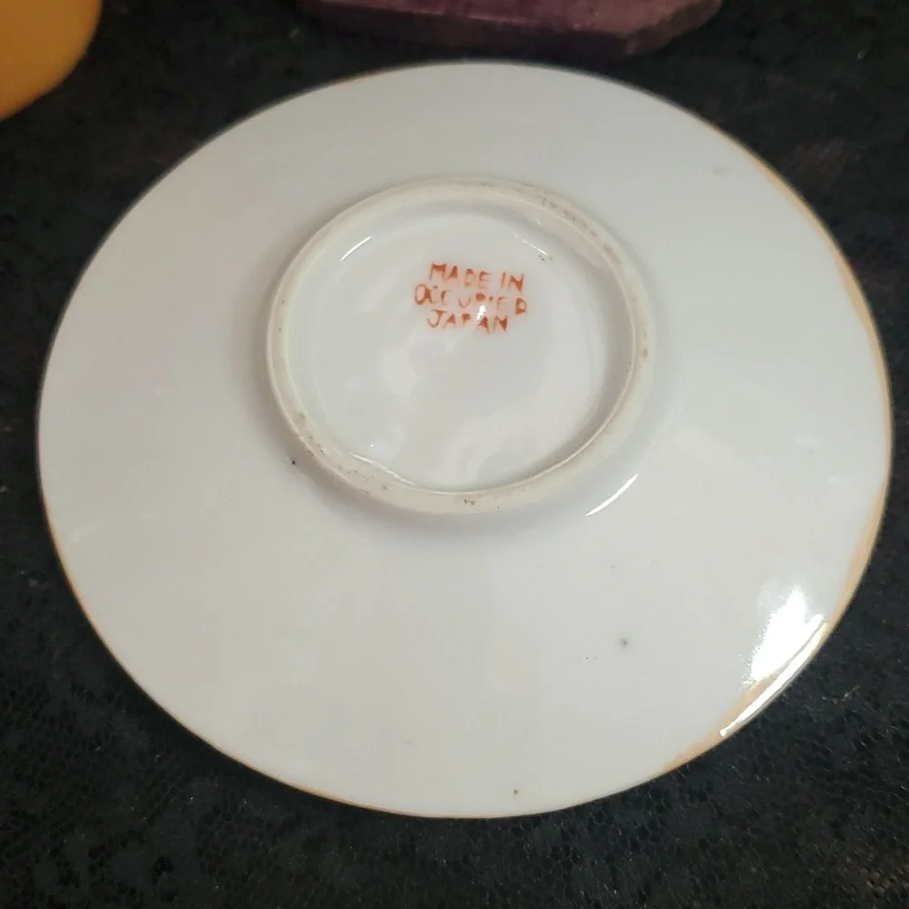 Vintage‎ Mini Tea Cup & Saucer Made in Occupied Japan EG